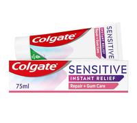 Colgate Sensitive Instant Relief Repair + Gum Care Toothpaste 75ml | fluoride toothpaste | instant sensitivity relief* | strengthens gums | repairs sensitive areas of teeth**