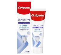 Colgate Sensitive Repair & Prevent + Gentle Whitening Toothpaste 75ml, for Sensitive Teeth, Quick-Acting Formula, Helps Seal Sensitive Areas
