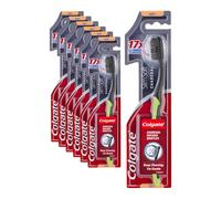 Colgate Slim Soft Charcoal Hanger Toothbrush - 7 Piece - Manual, Adult