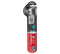 Colgate Slim Soft, Soft Toothbrush with Charcoal Bristles