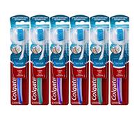 Colgate Slim Soft Ultra Compact Toothbrush, Extra Soft (Colors Vary) - Pack of 6
