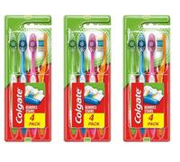 Colgate Tootbrush Premier Clean Medium (4 Brushes in a Pack) - Pack of 3
