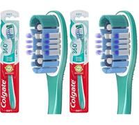 Colgate Toothbrushes 360 Degrees Compact Head Soft (Pack of 2)
