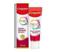 Colgate Total Active Prevention+ Decay + Erosion Defence Toothpaste 75ml, Helps Reduce Bacterial Plaque, Antibacterial Protection for 24 Hours with Regular Use