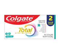 Colgate Total Active Prevention Fresh Mint Toothpaste Anticavity Toothpaste with Fluoride Clinically Proven to Help Fight Plaque Bacteria Help