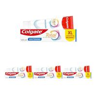 Colgate Total Active Prevention Teeth Whitening Toothpaste 125ml x4 | Fights Root Causes* of Many Oral Health Problems³ | 24h Antibacterial¹ Protection | clinically Proven | Patented² Technology