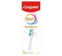 Colgate Total Advanced Battery Toothbrush Replacement Heads | High Density Bristles Toothbrush Head Refill, White