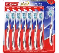 Colgate Toothbrush Total Advanced Whitening - Medium - 8-Pack