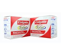 Colgate total Pro Gum Health Interdental Floss 25m - Waxed tooth Floss - Improves Gum Health - Helps Reduce Gum Problems - Helps Reduce tooth Decay - Removes Plaque Between Teeth and Gums