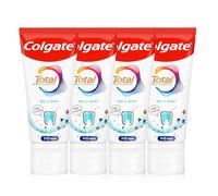 Colgate Total Kids 7-12 Years Mild Mint Toothpaste 50ml x4 Multipack - for New Permanent Teeth - Fights Root Causes² of Many Oral Health Problems - Sugar Acid Protection³ - Suitable for Braces