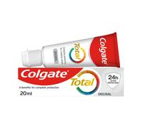 Colgate Total Original Toothpaste 48 x 20ml Multipack - Travel Toothpaste - Stronger 24-Hour Bacterial Defence* - Long-Lasting Active Protection* -