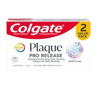 Colgate Total Plaque Pro Release Whitening Toothpaste 2 Pack 3.0 Oz Tubes
