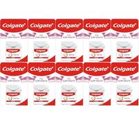 Colgate total Pro Gum Health Interdental Floss 25m - Waxed tooth Floss - Improves Gum Health - Helps Reduce Gum Problems - Helps Reduce tooth Decay - Removes Plaque Between Teeth and Gums
