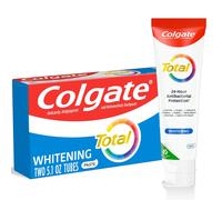Colgate Total Whitening Toothpaste Mint Toothpaste 5.1 oz Tube 2 Pack
