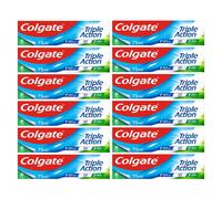 Triple Action Toothpaste 6 X 75ml: Cavity Protection, White Teeth & Fresh Breath - Not Suitable for Children Below 7 Years Old.