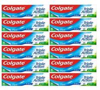 Triple Action Toothpaste 6 X 75ml: Cavity Protection, White Teeth & Fresh Breath - Not Suitable for Children Below 7 Years Old.
