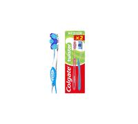 Colgate Twister Fresh Medium Toothbrush 2pk - Multidimensional Cleaning