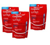 Colgate Wisp Portable Mini-Battery Powered Brush Max Fresh tRdoja, Peppermint, 3 Pack (24 Count)