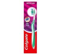 Colgate Medium Zig Zag Toothbrush, Bristles with Different Angulations, 12 Pieces