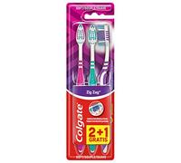 Colgate Zig Zag Manual Toothbrush, Value 3 Pack, Soft Bristles, Interdental Reach