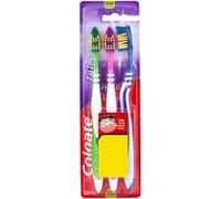 Colgate Zig Zag Toothbrush Medium 3 Pieces 3 Pieces