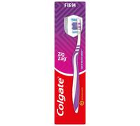 Colgate Zigzag Firm Bristles Manual Toothbrush Pack of 1, Multi Angle