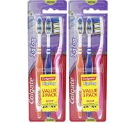 Colgate Zigzag Toothbrush, 3 Count (Pack of 2)