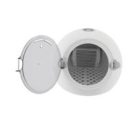 CoLGYBaZ 600W Pet Dryer Box, 45dB Low Noise Electric Pet Dryer with Timer & Temp Control (68-113°F), 360° Fast Drying and Disinfection for Cats Dogs up to 16.5lbs, White Pet Bath Dryer House
