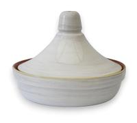 Colì Earthenware and Earthenware from 1650 Tajine Terre Antiche in Terracotta, White 26 x 26 x 20 cm