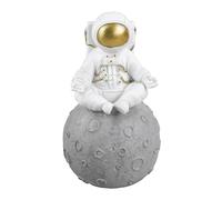 Colias Wing Astronaut&Planet Statues Sculpture Figurine Ornament Desktop Accessories Tabletop Decoration Coin Bank-Sit Gold