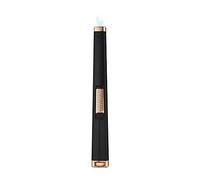 Colibri Aura Jet -flame Candle Lighter | Luxury Finish, Metal Construction | Long Shape, Extended Reach | Flat Wide Flame | Windproof | Butane Refillable (Butane Not Included) | Beautiful Giftbox