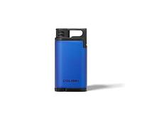 Colibri Belmont Single Jet Lighter - Windproof And Refillable Butane Gas Lighter - Large Flame Adjuster Wheel - Easy Read Fuel Window - Metal Body - Stylish Gift Box - Safely Shipped Without Gas