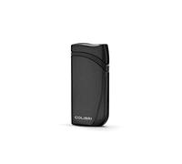 Colibri Falcon Jet Lighter- Powerful and Windproof - Single Jet Flame - Blue Fuel Window - Single Action Ignition- Refill with Butane (No Gas Included) - Nice Elegant Gift Box