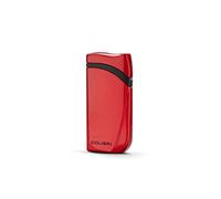 Colibri Falcon Jet Lighter- Powerful and Windproof- Single Jet Flame - Blue Fuel Window - Single Action Ignition- Refill with Butane (No Gas Included) - Nice Elegant Gift Box