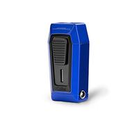 Colibri Quantum Triple Jet Flame Lighter | Built In V Shaped Cigar Cutter | lighter for smoking cigars | Wind Resistant | Works With Butane (Not Included) | Nice Elegant Gift Box | Two Year Warranty