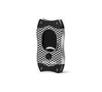 Colibri S-Cut Cigar Cutter - Carbon Fibre Pattern - Classic Straight Cut - Up-to 66 Ring Gauge Cigars - Non-Stick Coating - Spring Loaded Release Mechanism - Includes Nice Gift-Box