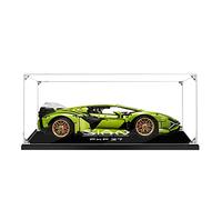 ColiCor Acrylic Display Case for LEGO 42115 Technic Lamborghini Sián FKP 37 Race Car, 2mm thickness Dustproof Protection Display Box Compatible with Lego 42115