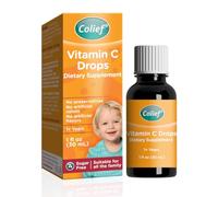 Colief - Vitamin C Drops - Daily Immune Support for Infants Age +1 - Diary, Gluten and Preservative Free - Supports Development of Healthy Bones and Teeth - 600 Drops, 30 ml (Pack of 1)