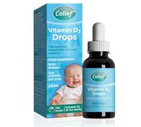 Colief Vitamin D3 Drops | The Sunshine Vitamin for Immune Support | Food Supplement | 20ml