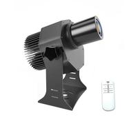 COLIFINE 80W LED Logo GOBO Projector Ip67 Waterproof DJ Effect Light Including Free Custom Glass to Project Image for Hotel Store Wedding Advertising Indoor and Outdoor Use (80), Black (DF-FS-80)