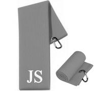 Colifolu Personalised Golf Towel,Embroidered Golf Towels for Golf Bags with Clip, Custom Golf Towel Gifts for Men Women 60cmx40cm