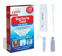 Coliform Bacteria Water Test Kit for E. coli, Salmonella, Legionella, & Many Other Strains in Drinking Water - Easy, Quick, & Accurate Bacterial Testing for Well Water, Tap Water, Pool Water
