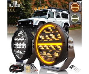 Colight Black LED Driving LED 7" ROUND SPOT LIGHT SPOT LAMP DRIVING BEAM PATTERN