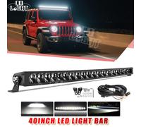 HELLA 1FJ 358 176-321 LED-Spotlight - Black Magic Slim Lightbar 40" - 12/24V - mounting - Cable: 2000mm - Plug: open cable ends