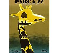 Colin Dahomey Park Nature Reserve Giraffe Advert Unframed Wall Art Print Poster Home Decor Premium