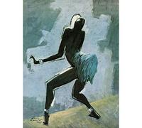 Colin Dancer Entertainer Josephine Baker Painting Large Wall Art Print Canvas Premium Mural