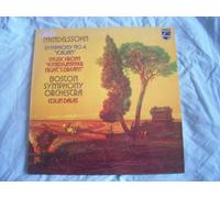 Colin Davis / Boston Symphony Orchestra - 9500 068 Mendelssohn Symph 4 BSO Colin Davis LP [VINYL]