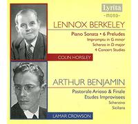 Colin Horsley - Berkeley: Piano Sonata, 6 Preludes, Benjamin: Pastorale Arioso & Finale, Etudes Improvisees
