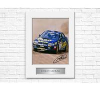 Colin McRae 1995 World Rally Champion Driver Signed Photo Display Mount A4