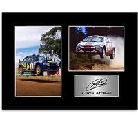Colin McRae 1995 World Rally Champion WRC Driver Signed Photo Display Mount A4